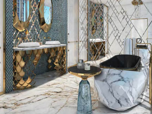 Interior of Properties in Chic Tower by De Grisogono