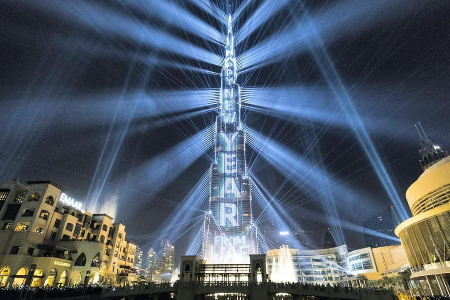 Dubai Burj Khalifa New Year